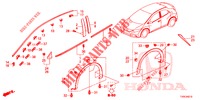 MOLDING/PROTECTOR  for Honda CIVIC 1.4 SE 5 Doors 6 speed manual 2014