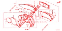 SPEEDOMETER  for Honda CIVIC 1.4 SE 5 Doors 6 speed manual 2014
