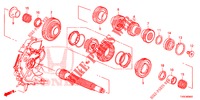 COUNTERSHAFT  for Honda CIVIC 1.8 ES 5 Doors 6 speed manual 2014