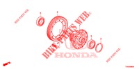 DIFFERENTIAL GEAR  for Honda CIVIC 1.8 ES 5 Doors 6 speed manual 2014