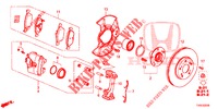 FRONT BRAKE  for Honda CIVIC 1.8 ES 5 Doors 6 speed manual 2014