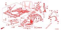 FRONT FENDERS  for Honda CIVIC 1.8 ES 5 Doors 6 speed manual 2014
