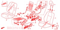 FRONT SEAT/SEATBELTS (D.) (RH) for Honda CIVIC 1.8 ES 5 Doors 6 speed manual 2014