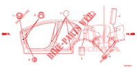 GROMMET (LATERAL) for Honda CIVIC 1.8 ES 5 Doors 6 speed manual 2014
