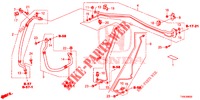 AIR CONDITIONER (FLEXIBLES/TUYAUX) (RH) for Honda CIVIC 1.8 EX 5 Doors 6 speed manual 2014