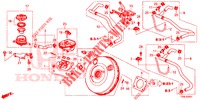 BRAKE MASTER CYLINDER/MAS TER POWER (RH) for Honda CIVIC 1.8 EX 5 Doors 6 speed manual 2014