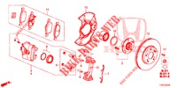 FRONT BRAKE  for Honda CIVIC 1.8 EX 5 Doors 6 speed manual 2014
