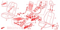 FRONT SEAT/SEATBELTS (D.) (RH) for Honda CIVIC 1.8 EX 5 Doors 6 speed manual 2014