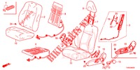 FRONT SEAT/SEATBELTS (G.) (RH) for Honda CIVIC 1.8 EX 5 Doors 6 speed manual 2014