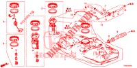 FUEL TANK  for Honda CIVIC 1.8 EX 5 Doors 6 speed manual 2014