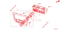 HEATER CONTROL (RH) for Honda CIVIC 1.8 EX 5 Doors 6 speed manual 2014