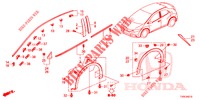 MOLDING/PROTECTOR  for Honda CIVIC 1.8 EX 5 Doors 6 speed manual 2014
