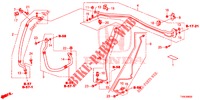 AIR CONDITIONER (FLEXIBLES/TUYAUX) (RH) for Honda CIVIC 1.8 EXGT 5 Doors 6 speed manual 2014