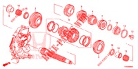 COUNTERSHAFT  for Honda CIVIC 1.8 EXGT 5 Doors 6 speed manual 2014