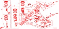 FUEL TANK  for Honda CIVIC 1.8 EXGT 5 Doors 6 speed manual 2014