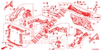 FRONT BULKHEAD/DASHBOARD  for Honda CIVIC 1.8 S 5 Doors 6 speed manual 2014