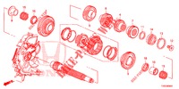 COUNTERSHAFT  for Honda CIVIC 1.8 SE 5 Doors 6 speed manual 2014