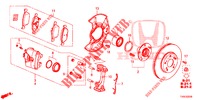 FRONT BRAKE  for Honda CIVIC 1.8 SE 5 Doors 6 speed manual 2014