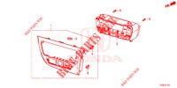 HEATER CONTROL (RH) for Honda CIVIC 1.8 SE 5 Doors 6 speed manual 2014
