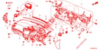 INSTRUMENT PANEL UPPER (RH) for Honda CIVIC 1.8 SE 5 Doors 6 speed manual 2014