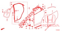 REAR DOOR PANELS (4D)  for Honda CIVIC 1.8 SE 5 Doors 6 speed manual 2014