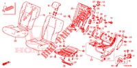 REAR SEAT/SEATBELT (G.) for Honda CIVIC 1.8 SE 5 Doors 6 speed manual 2014