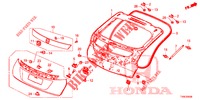 TAILGATE PANEL (2D)  for Honda CIVIC 1.8 SE 5 Doors 6 speed manual 2014