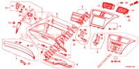 INSTRUMENT GARNISH (COTE DE PASSAGER) (RH) for Honda CIVIC 1.4 S 5 Doors 6 speed manual 2015
