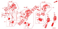 PEDAL (RH) for Honda CIVIC 1.4 S 5 Doors 6 speed manual 2015
