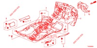 FLOOR MAT/INSULATOR  for Honda CIVIC 1.4 SE 5 Doors 6 speed manual 2015