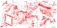 FRONT BULKHEAD/DASHBOARD  for Honda CIVIC 1.4 SE 5 Doors 6 speed manual 2015