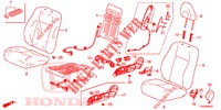FRONT SEAT/SEATBELTS (D.) (RH) for Honda CIVIC 1.4 SE 5 Doors 6 speed manual 2015