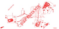 REAR DOOR LOCKS/OUTER HAN DLE  for Honda CIVIC 1.4 SE 5 Doors 6 speed manual 2015