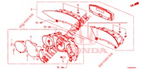SPEEDOMETER  for Honda CIVIC 1.4 SE 5 Doors 6 speed manual 2015