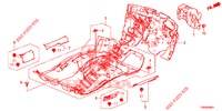 FLOOR MAT/INSULATOR  for Honda CIVIC 1.8 ES 5 Doors 6 speed manual 2015