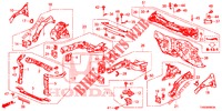 FRONT BULKHEAD/DASHBOARD  for Honda CIVIC 1.8 ES 5 Doors 6 speed manual 2015
