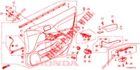 FRONT DOOR LINING (RH) for Honda CIVIC 1.8 ES 5 Doors 6 speed manual 2015