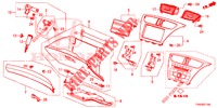 INSTRUMENT GARNISH (COTE DE PASSAGER) (RH) for Honda CIVIC 1.8 ES 5 Doors 6 speed manual 2015