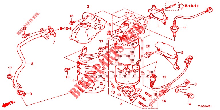TORQUE CONVERTER (1.8L) for Honda CIVIC 1.8 ES 5 Doors 6 speed manual 2015