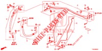 AIR CONDITIONER (DURITES/TUYAUX) (RH) for Honda CIVIC 1.8 EX 5 Doors 6 speed manual 2015
