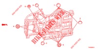 GROMMET (INFERIEUR) for Honda CIVIC 1.8 EX 5 Doors 6 speed manual 2015