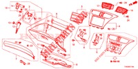 INSTRUMENT GARNISH (COTE DE PASSAGER) (RH) for Honda CIVIC 1.8 EX 5 Doors 6 speed manual 2015