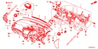 INSTRUMENT PANEL UPPER (RH) for Honda CIVIC 1.8 EX 5 Doors 6 speed manual 2015