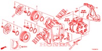 AIR CONDITIONER (COMPRESSEUR) (1.8L) for Honda CIVIC 1.8 EXGT 5 Doors 6 speed manual 2015