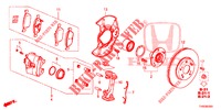 FRONT BRAKE  for Honda CIVIC 1.8 EXGT 5 Doors 6 speed manual 2015