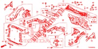 FRONT BULKHEAD/DASHBOARD  for Honda CIVIC 1.8 EXGT 5 Doors 6 speed manual 2015