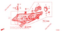 HEADLIGHT (LED) for Honda CIVIC 1.8 EXGT 5 Doors 6 speed manual 2015