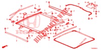 HEADLINER TRIM/SUN SHADE/ SLIDING GLASS  for Honda CIVIC 1.8 EXGT 5 Doors 6 speed manual 2015