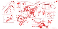 INSTRUMENT GARNISH (COTE DE CONDUCTEUR) (RH) for Honda CIVIC 1.8 EXGT 5 Doors 6 speed manual 2015