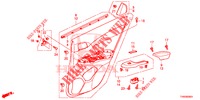 REAR DOOR LINING (4D)  for Honda CIVIC 1.8 EXGT 5 Doors 6 speed manual 2015